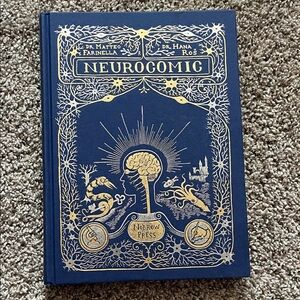 Neurocomic Hardcover Book with Gold Detailing